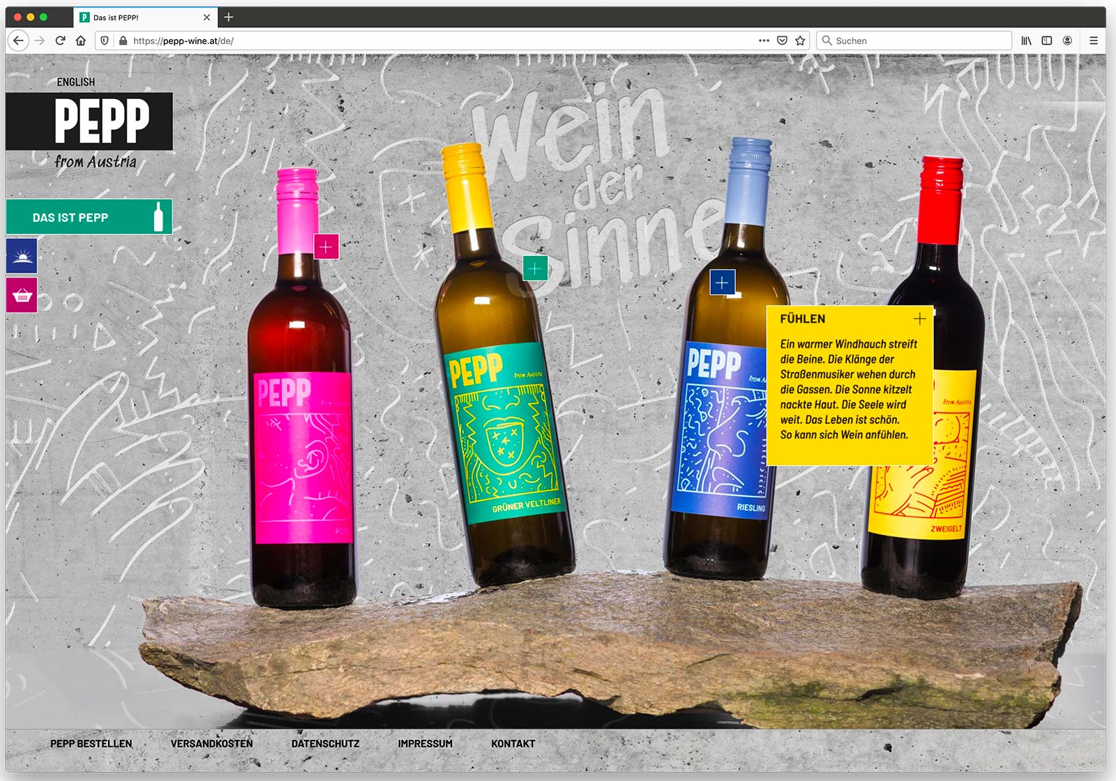 Website pepp-wine.at
